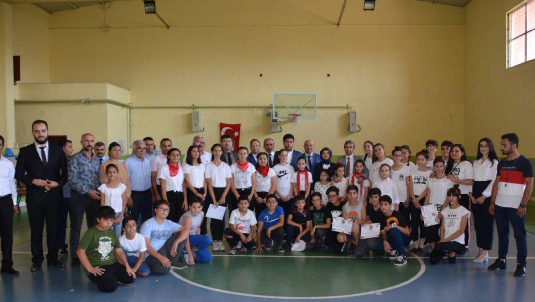 Delice Yaz Spor Okulları Kurslarının Kapanış Programı Gerçekleştirildi