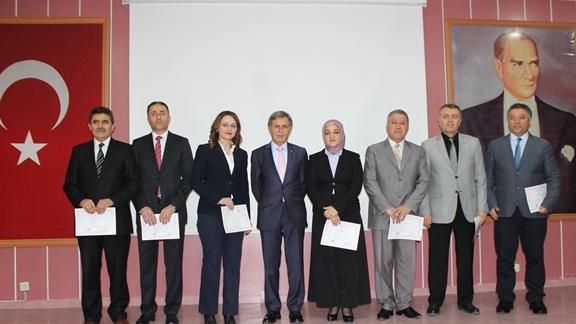 Yöneticilik Formasyonu Kazandırma Kursları Sertifika Töreni Yapıldı