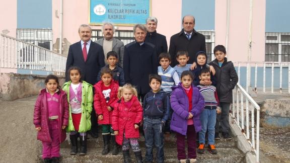 Milli Eğitim Müdür İsmail ÇETİN, Kılıçlar Refik ALTAŞ İlkokulunu ziyaret etti...