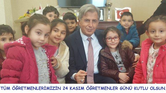 Milli Eğitim Müdürümüz İsmail ÇETİN in 24 Kasım Öğretmenler Günü Kutlama Mesajı...