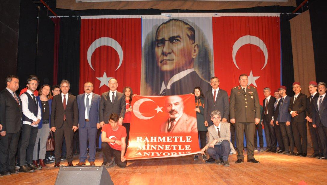 Mehmet Akif Ersoyu Anma ve İstiklâl Marşımızın Kabulünün 98. Yıl Dönümü Münasebetiyle Program Düzenlendi