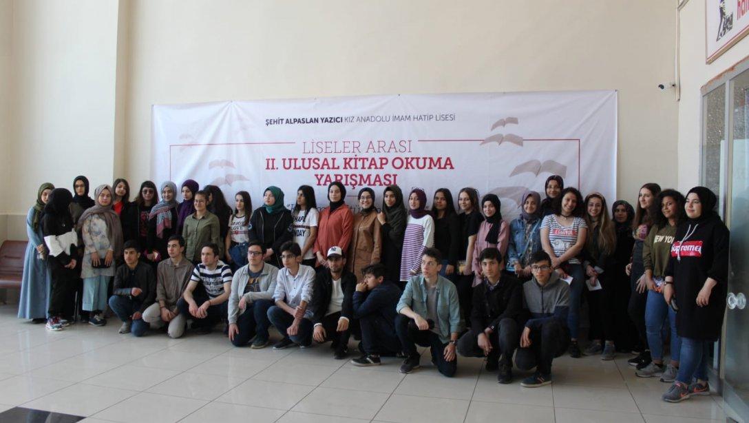 Şehit Alpaslan Yazıcı Kız Anadolu İmam Hatip Lisesi Katkıları ile  2. Ulusal Kitap Okuma Yarışması Gerçekleştirildi