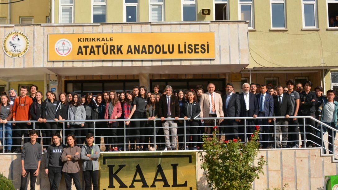 Milli Eğitim Müdürümüz Sayın Yusuf Tüfekçi, Atatürk Anadolu Lisesi Öğrencileri ile Bir Araya Geldi