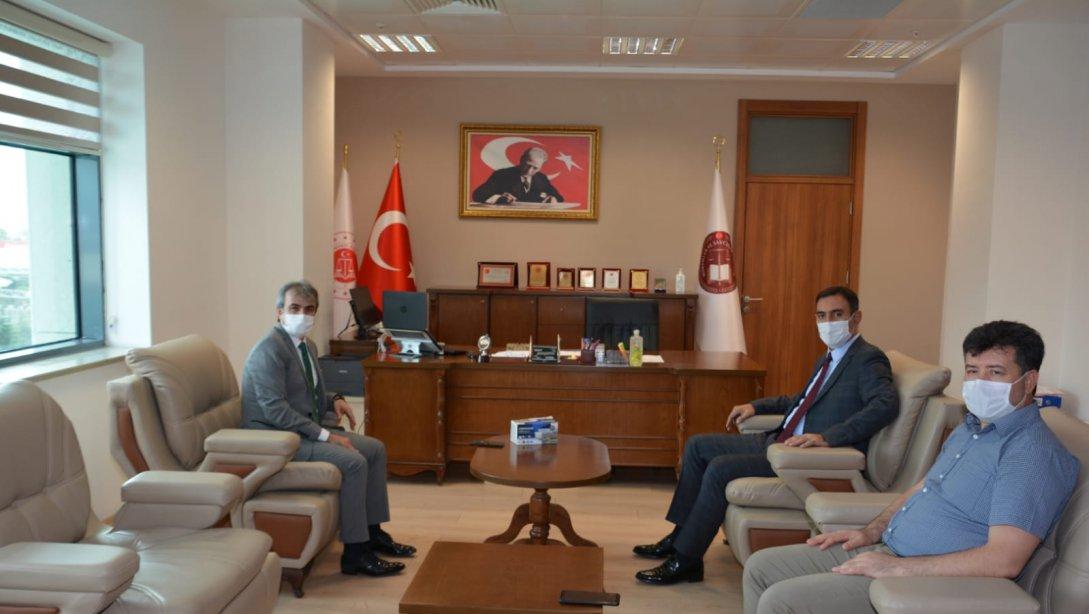 Millî Eğitim Müdürümüz Sayın Yusuf Tüfekçi  Adlî Yargı Adalet Komisyon Başkanı Sayın Mesut Şengönül'ü Ziyaret etti 