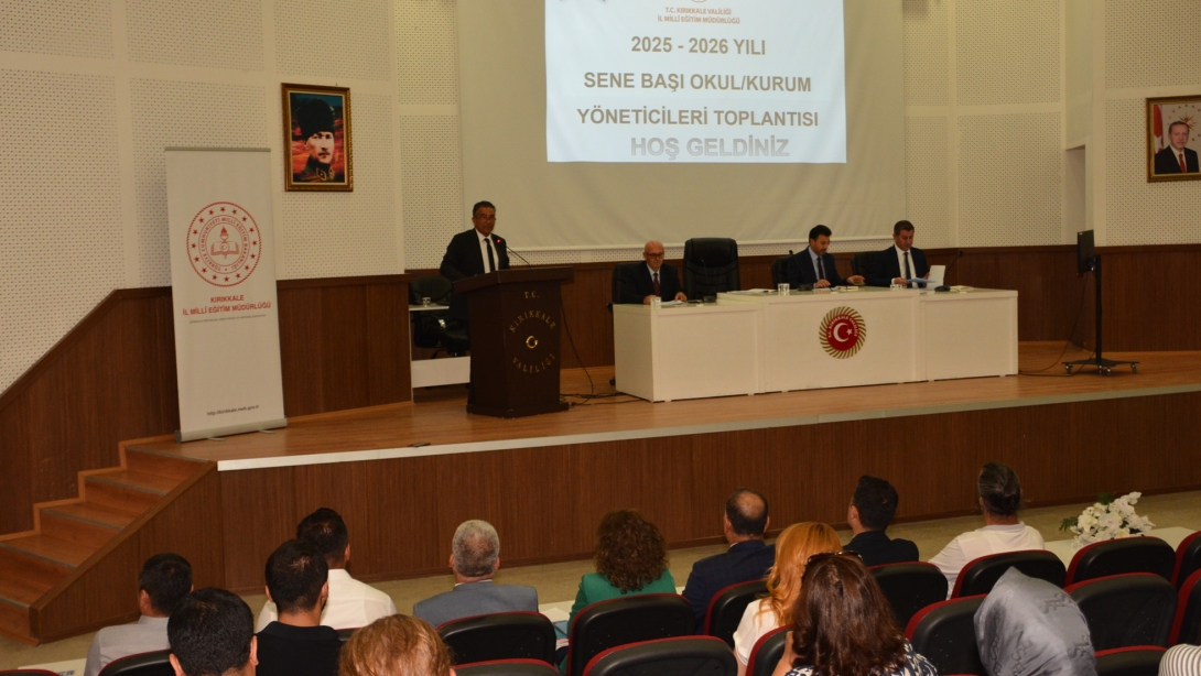 Millî Eğitim Müdürü Güney'den sene başı toplantısında 